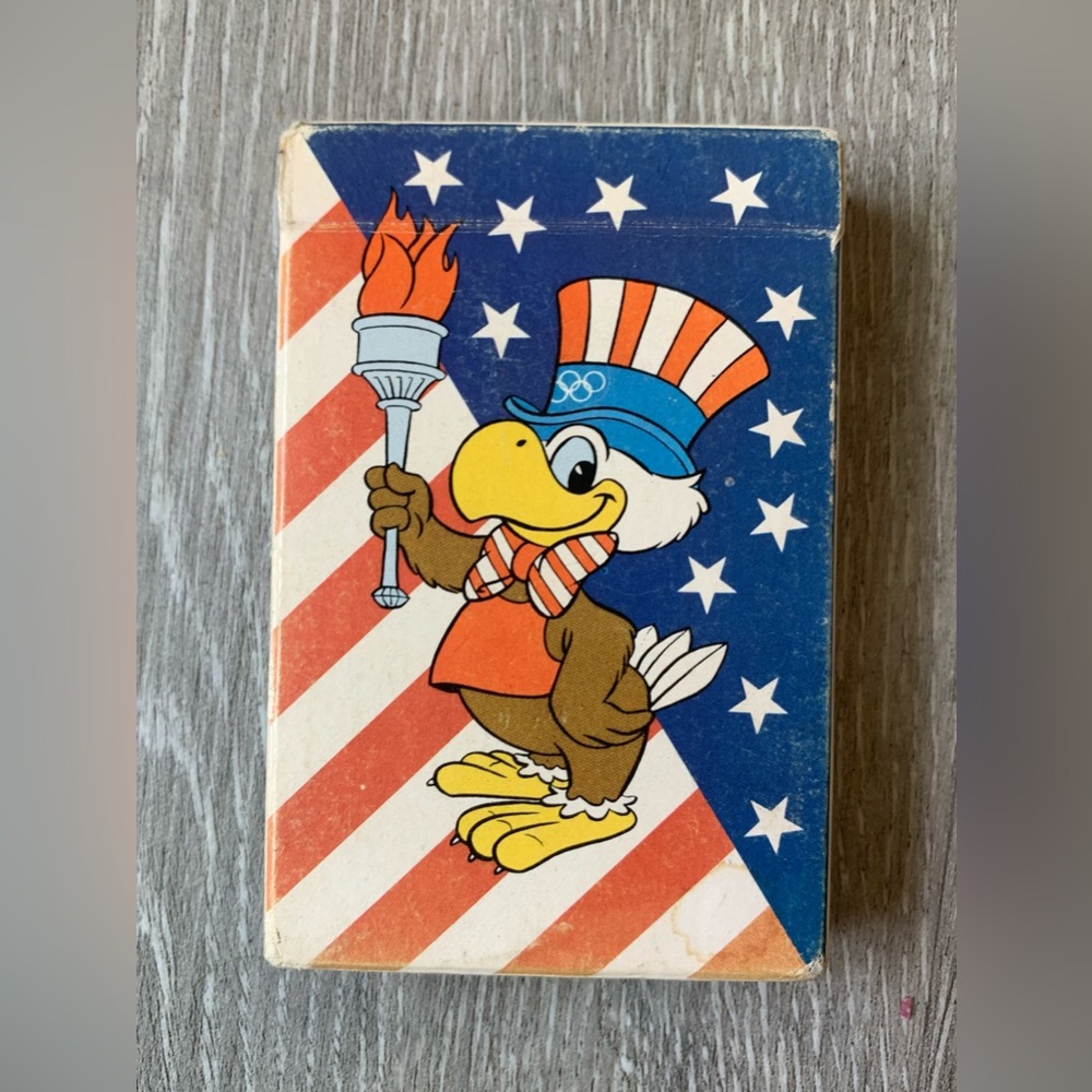 1984 Sam The Olympic Eagle Playing Cards